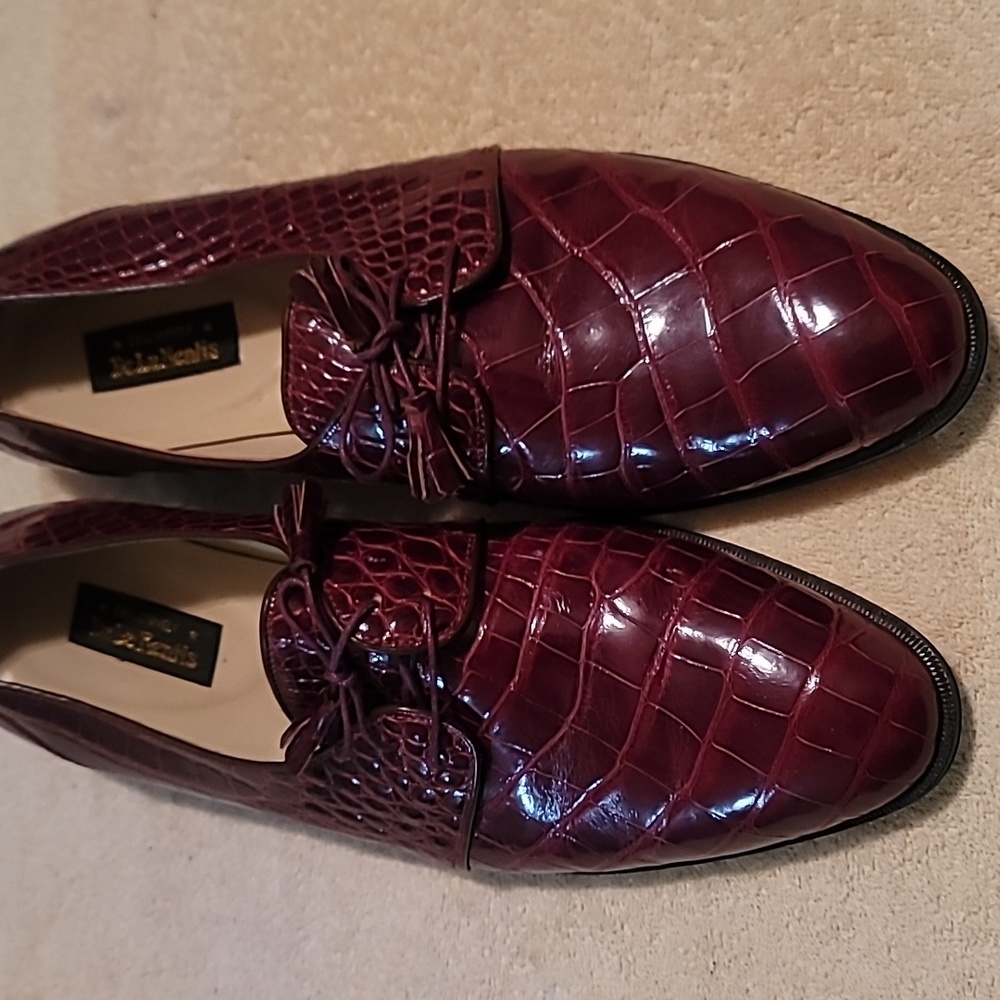 Delarentis mens alligator shoes
